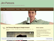 Tablet Screenshot of jimparsons1.wordpress.com