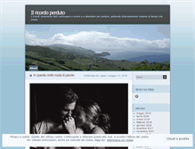 Tablet Screenshot of ilricordoperduto.wordpress.com
