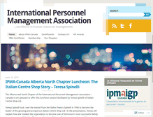 Tablet Screenshot of ipmacanada.wordpress.com