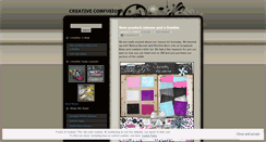 Desktop Screenshot of creativeconfusion.wordpress.com