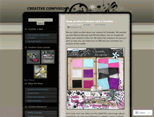 Tablet Screenshot of creativeconfusion.wordpress.com