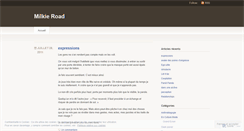 Desktop Screenshot of milkieroad.wordpress.com