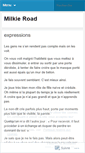 Mobile Screenshot of milkieroad.wordpress.com