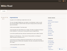 Tablet Screenshot of milkieroad.wordpress.com