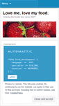 Mobile Screenshot of lovemelovemyfood.wordpress.com