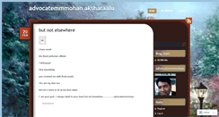 Desktop Screenshot of advocatemmmohanaksharaalu.wordpress.com