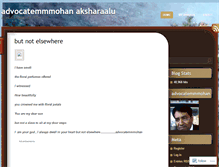 Tablet Screenshot of advocatemmmohanaksharaalu.wordpress.com