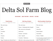Tablet Screenshot of deltasol1.wordpress.com