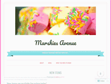 Tablet Screenshot of marshiesavenue.wordpress.com