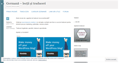 Desktop Screenshot of invatgermana.wordpress.com