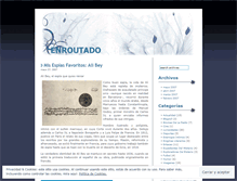 Tablet Screenshot of enroutados.wordpress.com