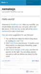 Mobile Screenshot of nemekejo.wordpress.com