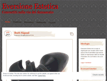 Tablet Screenshot of eversionestetica.wordpress.com