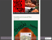 Tablet Screenshot of laboratorioaudiovisualcomunitario.wordpress.com