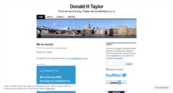 Desktop Screenshot of donaldhtaylor.wordpress.com