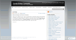Desktop Screenshot of garefugees.wordpress.com