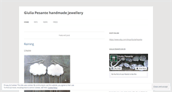 Desktop Screenshot of giuliapesante.wordpress.com