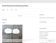 Tablet Screenshot of giuliapesante.wordpress.com