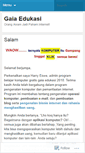 Mobile Screenshot of gaia2edukasi.wordpress.com