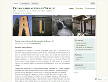 Tablet Screenshot of cronicasdelapuebla.wordpress.com