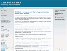 Tablet Screenshot of ismaelahmed.wordpress.com