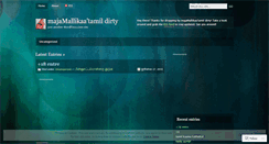 Desktop Screenshot of mallikaa.wordpress.com