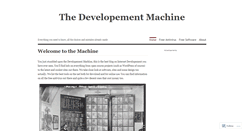 Desktop Screenshot of developementmachine.wordpress.com