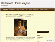 Tablet Screenshot of floringatejescu.wordpress.com