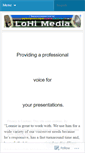Mobile Screenshot of lohimedia.wordpress.com