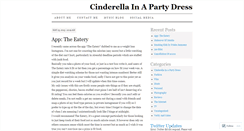 Desktop Screenshot of cinderellainapartydress.wordpress.com