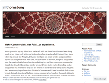 Tablet Screenshot of jmthornsburg.wordpress.com