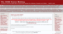 Desktop Screenshot of iusbvision.wordpress.com