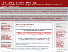 Tablet Screenshot of iusbvision.wordpress.com