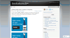 Desktop Screenshot of desarrolloaplicacionesiphone.wordpress.com