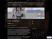 Tablet Screenshot of 40project.wordpress.com