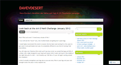Desktop Screenshot of davevdesert.wordpress.com