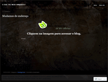 Tablet Screenshot of essetalmeioambiente.wordpress.com