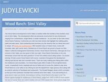 Tablet Screenshot of judylewicki.wordpress.com