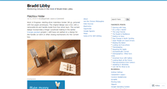 Desktop Screenshot of braddlibby.wordpress.com