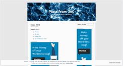 Desktop Screenshot of kah360.wordpress.com