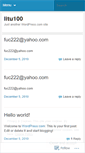 Mobile Screenshot of litu100.wordpress.com