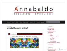 Tablet Screenshot of annabaldo.wordpress.com