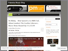Tablet Screenshot of palestramusic.wordpress.com