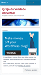 Mobile Screenshot of igrejaverdadeuniversal.wordpress.com