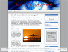 Tablet Screenshot of igrejaverdadeuniversal.wordpress.com