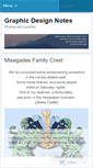 Mobile Screenshot of graphicdesignnotes.wordpress.com