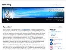 Tablet Screenshot of bandating.wordpress.com