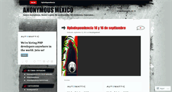 Desktop Screenshot of anonymousmex.wordpress.com