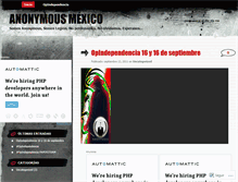 Tablet Screenshot of anonymousmex.wordpress.com