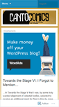 Mobile Screenshot of cantocomics.wordpress.com